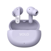 YOPOD RHYTHM Wireless Earbuds with Bluetooth 6.0, 13mm Bass Boost Drivers, and up to 30 hours playback, available in Purple and Blue color variants.