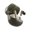 Audionic Airbud 595 Flip Earbuds with ENC Noise Cancellation, Quad Mic Technology, Bluetooth 5.3 connectivity, and 11mm Dynamic Drivers