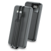 Audionic Benz Icon 10000mAh Power Bank with LED battery display, three input ports, four output ports, and compact portable design.