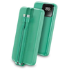 Audionic Benz Icon 10000mAh Power Bank with LED battery display, three input ports, four output ports, and compact portable design.