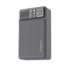 Audionic Magneto Pro Max 20000mAh Power Bank with magnetic wireless charging, USB-C fast charging, USB-A output, and LED battery indicator.