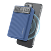 Audionic Magneto Pro Max 20000mAh Power Bank with magnetic wireless charging, USB-C fast charging, USB-A output, and LED battery indicator.