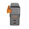 Audionic Reboot 202 Power Bank with 20,000mAh lithium-ion battery, 65W PD fast charging, LED charging display, and dual USB-C ports.
