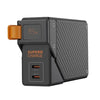 Audionic Reboot 202 Power Bank with 20,000mAh lithium-ion battery, 65W PD fast charging, LED charging display, and dual USB-C ports.