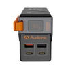 Audionic Reboot 303 Power Bank with 30,000mAh battery, 65W PD fast charging, LED display, dual USB-C ports, and dual USB-A ports.