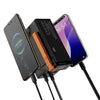 Audionic Reboot 303 Power Bank with 30,000mAh battery, 65W PD fast charging, LED display, dual USB-C ports, and dual USB-A ports.