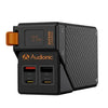Audionic Reboot 303 Power Bank with 30,000mAh battery, 65W PD fast charging, LED display, dual USB-C ports, and dual USB-A ports.