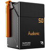 Audionic Reboot 505 Power Bank with 50,000mAh battery, 100W PD fast charging, LED digital display, and dual USB-C ports.