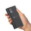 Dany TITAN T-100 Power Bank 20000mAh with digital display, Lithium Polymer battery, multiple input and output power options, and compact design.