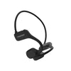 Faster Bone Conduction Bluetooth AS18 with Bluetooth 5.3, IPX5 water resistance, Auto Pairing, 10m range, microphone, and 3–4 hours of playtime.
