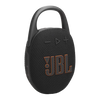 JBL Clip 5 portable Bluetooth speaker with JBL Pro Sound, Bluetooth 5.3, IP67 waterproof and dustproof rating, and up to 15 hours of battery life.