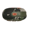 JBL Clip 5 portable Bluetooth speaker with JBL Pro Sound, Bluetooth 5.3, IP67 waterproof and dustproof rating, and up to 15 hours of battery life.