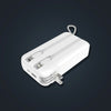 Kombo 3 in 1 Power Bank 20,000mAh with foldable AC plug, 22.5W fast charging, and dual built-in charging cables.