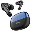 Login L-205 AiCore Wireless Earbuds with AI voice translation, Bluetooth 5.3, ANC & ENC, quad microphones, and 10mm dynamic drivers.