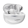 LOGIN L-219 ORBIX Earbuds with 10mm bass drivers, ANC and Quad-Mic ENC, Bluetooth 5.4, up to 7 hours of playback, and LOGIN VIBE app support.

