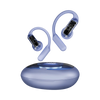 Login L-226 Glazor Earbuds with open-ear design, 11mm bass drivers, Bluetooth 5.3, AI live translation, customizable EQ, and transparent charging case.