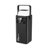 Login L-715 22.5W 50000mAh Power Bank with 4 built-in cables, LED display, Li-Polymer battery, Type-C input, PD, iOS, and USB output ports.
