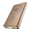 Login Magna L-712 Power Bank with 10,000mAh battery, MagSafe wireless charging, LED digital display, dual USB-C PD ports, and USB-A fast charging.