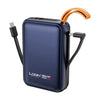 Login Oblivor L-707 Power Bank 20000mAh with Li-Polymer battery, 1 PD input, USB-A output, and built-in charging cable.