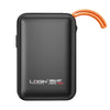 Login Oblivor L-707 Power Bank with 20,000mAh battery, 65W fast charging, built-in cable, USB PD charging, premium ABS body, and carry strap.