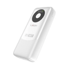 Login Voltra Pro L-708 Power Bank with 20,000mAh battery, 22.5W fast charging, built-in charging cables, premium matte body, and USB PD support.