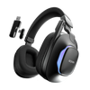 Ronin Hurricane R-1515 Wireless Headphones with Bluetooth 5.4, RGB lighting, 40mm drivers, and ultra-low latency gaming mode.