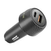 Ronin Nos R-2505 48W Car Charger with 30W PD, 18W Quick Charge, and advanced safety protection.
