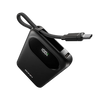 Ronin Pulse R-4065 10000mAh Power Bank with built-in USB Type-C cable, 22.5W fast charging, digital battery display, and slim portable design.