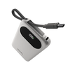 Ronin Pulse R-4065 10000mAh Power Bank with built-in USB Type-C cable, 22.5W fast charging, digital battery display, and slim portable design.