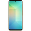 Samsung Galaxy A06 smartphone with 6.7-inch HD+ display, 50MP dual camera, MediaTek Helio G85 processor, and 5000mAh battery.