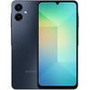 Samsung Galaxy A06 smartphone featuring a large HD+ display, long-lasting battery, and modern design