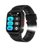 YOLO Arena SmartWatch with HD IPS display, Bluetooth calling, heart rate monitoring, SpO₂ tracking, dual silicone straps, and IP68 water resistance.
