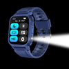YOLO Arena SmartWatch with HD IPS display, Bluetooth calling, heart rate monitoring, SpO₂ tracking, dual silicone straps, and IP68 water resistance.
