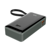 YOLO Axis 22.5W 10000mAh Power Bank with built-in USB Type-C cable, digital LED display, and fast charging.