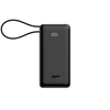YOLO Axis 22.5W 10000mAh Power Bank with built-in USB Type-C cable, digital LED display, and fast charging.