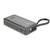YOLO Axis 22.5W 10000mAh Power Bank with built-in USB Type-C cable, digital LED display, and fast charging.