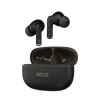 YOPOD NOISE Wireless Earbuds with Bluetooth 6.0, 13mm Bass Boost Drivers and 24 Hours Playback in Black