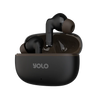YOPOD NOISE Wireless Earbuds with Bluetooth 6.0, 13mm Bass Boost Drivers and 24 Hours Playback in Black